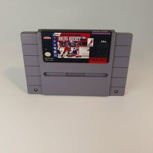 NHLPA Hockey '93 - SUPER NINTENDO SNES - Authentic Game Cart Only